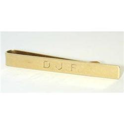 6230 CARTIER PARIS 14K Gold Tie Clip