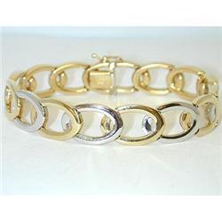 5722 14K TT Gold Bracelet