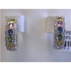 6253 E.F.J. 18k Ladies' Fashion Earrings