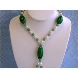 6443 Pearl and Gemstones Necklace