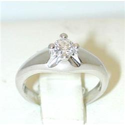 6447 BVLGARI Platinum Ring w/ Diamond