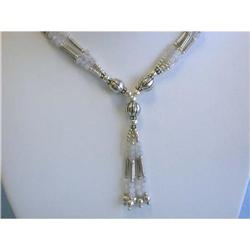 6449 Quartz and Silver Necklace
