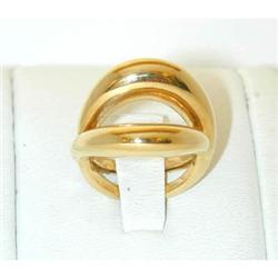 3421 MOUBOUSSIN PARIS 18K Gold Cufflinks