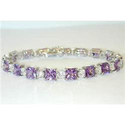 5657 Silver MultiColor Zirconia Bracelet