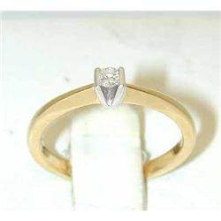 1001 18K Gold Ring w/ Diamond