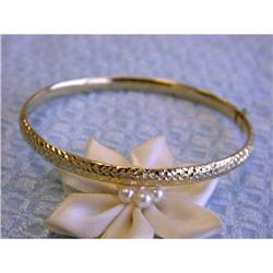 1009 14k Yellow Gold Bangle Bracelet