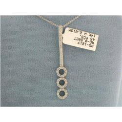 1079 14k Gold and Diamond Necklace