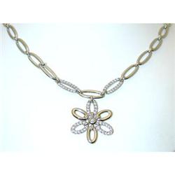 170 Silver Cubic Zirconia Necklace