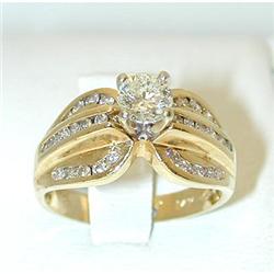 4122 14K Gold Diamond Ring