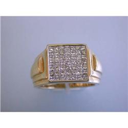 1239 Men's 14k Gold Diamond Ring