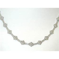 1240 14KW Gold Necklace w/ Diamonds