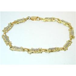4948 14K Gold Diamond Bracelet