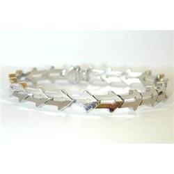 1336 ENIGMA "Gianni Bulgari" 18KW Gold Bracelet