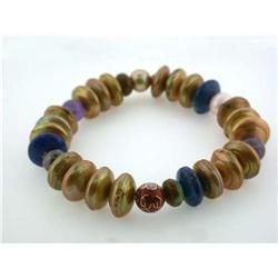1469 Pearls and Gemstones Elastic Bracelet