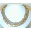 Image 1 : 1510 14K Tri-Color Gold Necklace