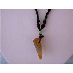 1513 Stringed Necklace with Colored Gemstone