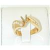 Image 1 : 017 14k Gold Diamond Ring Mounting