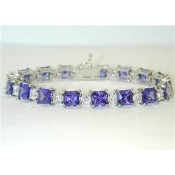 7931 Silver Multicolor Cubic Zirconia Bracelet
