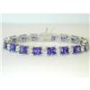 Image 1 : 7931 Silver Multicolor Cubic Zirconia Bracelet