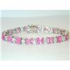 Image 1 : 7530 Silver Multicolor Zirconia Bracelet