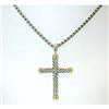 Image 1 : 1570 David Yurman Silver/14K Gold Necklace w/Pendant