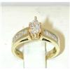 Image 1 : 7070 14K Gold Diamond Ring