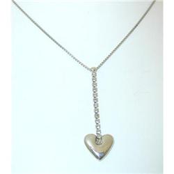 1794 Silver Necklace w/Cubic Zirconia