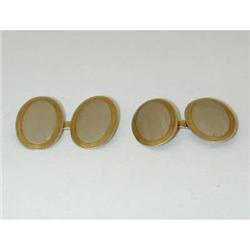 1060 14k Gold Cufflinks