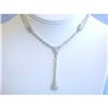Image 1 : 1613 18k White Gold Diamond Necklace