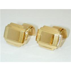 1648 MAUBOUSSIN PARIS 18K Gold Cufflinks