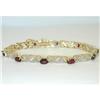 Image 1 : 7696 Silver Gemstone Bracelet