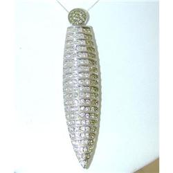 1188 SALAVETTI 18K White Gold Diamond Pendant