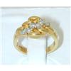 Image 1 : 7981 18k Gold Ring w/Diamond