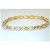 Image 1 : 3251 14K Gold Bracelet w/Diamond