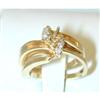 Image 1 : 390 14k Gold Diamond Engagement set