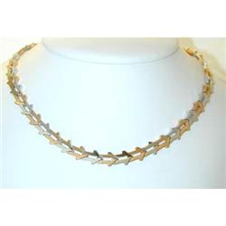 1704 ENIGMA "Gianni Bulgari" 18K 2 tone Gold Necklace