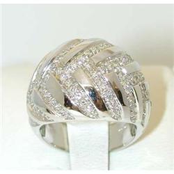 2231 CRAIG DRAKE 18KW Gold Diamonds Ring