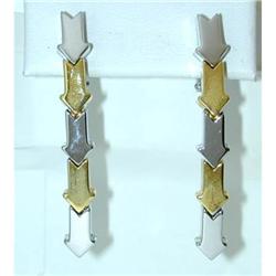 1726 ENIGMA "Gianni Bulgari" 18K Gold Earrings