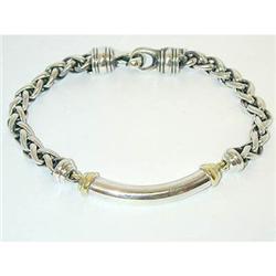 1730 David Yurman Silver/14K Gold Bracelet