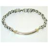 Image 1 : 1730 David Yurman Silver/14K Gold Bracelet