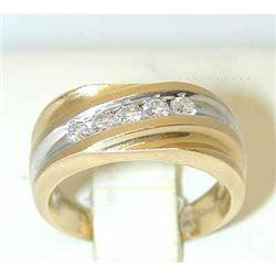 7032 14K TT Gold Diamond Ring