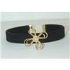 Image 1 : 854 PASCIA 18K Gold/Steel Bangle w/Diamonds
