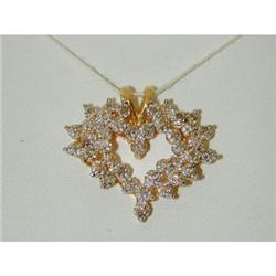 1804 14k Gold Diamond Pendant