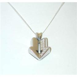 1772 ENIGMA "Gianni Bulgari" 18KW Gold Diamonds Pendant