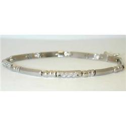 1266 18KW Gold Diamond Bracelet