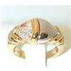 Image 1 : 2447 BVLGARI 18K Gold Ruby/Diamond Ring