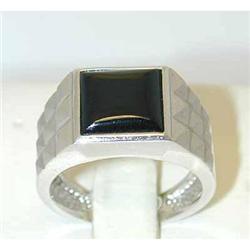 7515 14KW Gold Onyx Ring