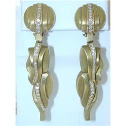 2345 B. KIESELSTEIN-CORD 18K Gold Diamond Earrings