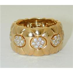 3277 CARTIER 18k Gold Diamonds Ring