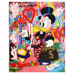 Nastya Rovenskaya- Mixed Media "Uncle Scrooge"